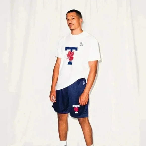 OVO x university of Toronto heathered greyshort sleeve tshirt M